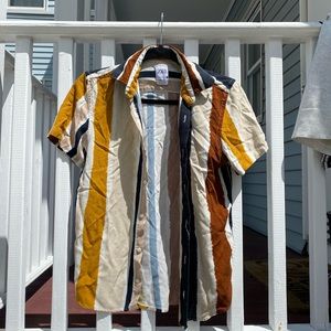 Zara short sleeve button up